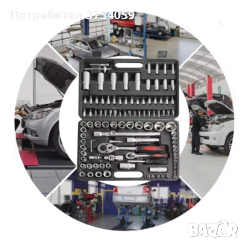 Куфар с инструменти 108 части - Гедоре, снимка 5 - Гедорета - 53099473