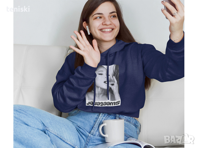  Качествени Суичъри Ariana Grande Ариана Гранде принт Дамски и детски, снимка 4 - Суичъри - 31808624