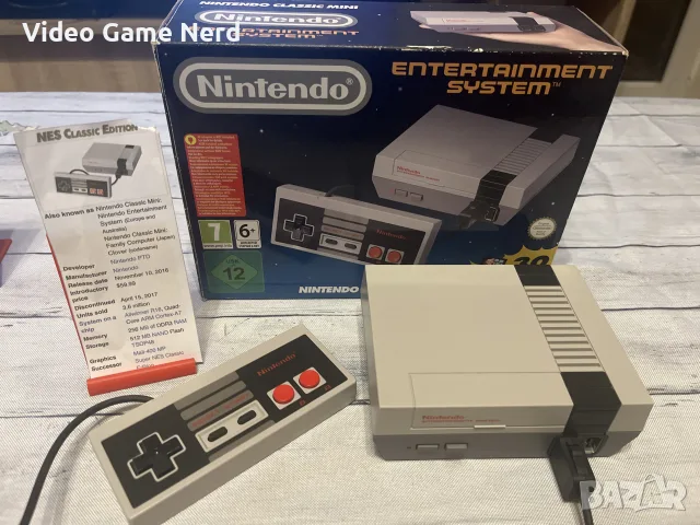 NES mini |  Nintendo Entertainment System Mini + кутия + контролер | Само РАЗМЯНА