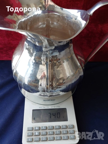 Среърни чаши и кана сребро 800 проба,сребърна чаша,сребърна кана,сребърни прибори., снимка 18 - Чаши - 52124829