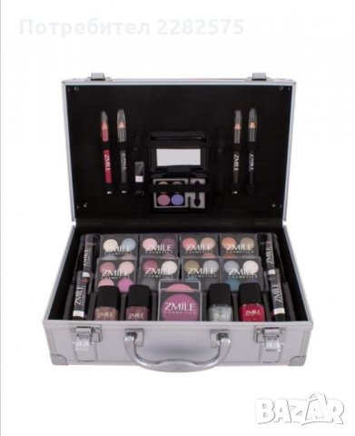 Метално куфарче с гримове с немско качество , снимка 3 - Комплекти и лотове - 34752899