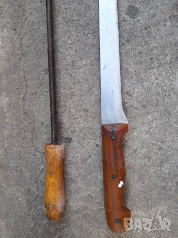 Стар нож и масат, снимка 4 - Антикварни и старинни предмети - 39519176