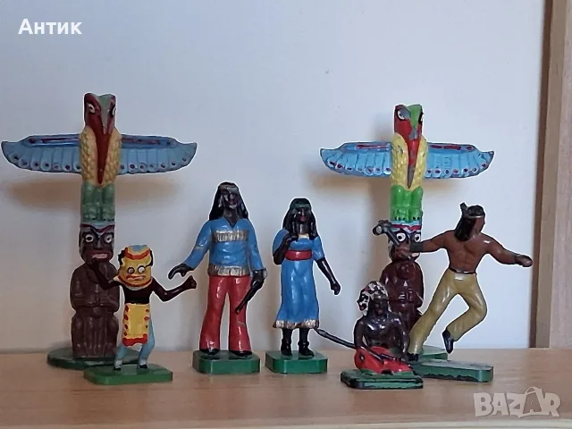 ЛОТ Стари Играчки Фигурки Индианци Моряци Войници Животни от Соца , снимка 5 - Колекции - 55977344
