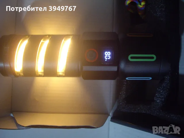 Мощен акумулаторен прожектор., снимка 6 - Прожектори - 49393719