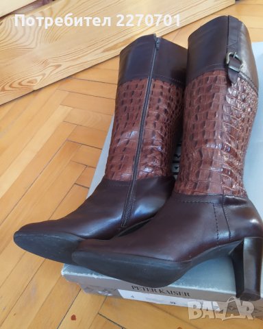 Дамски ботуши от естествена кожа - Peter Kaiser, снимка 6 - Дамски ботуши - 38965199