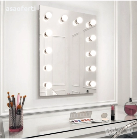 Комплект 10 броя LED крушки за огледало, снимка 5 - Други - 51610261