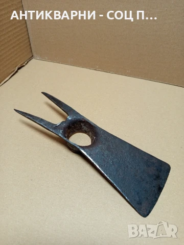 Соц Стара Ръчно Кована Мотичка Каластирка., снимка 3 - Антикварни и старинни предмети - 50659531