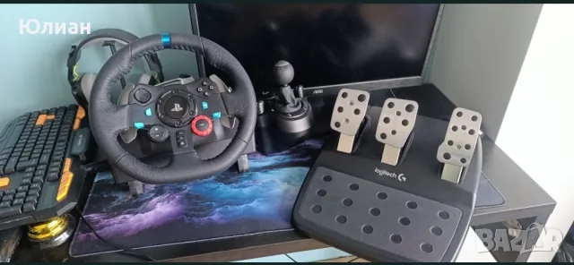 Logitech g29 + shifter , снимка 6 - Други игри и конзоли - 55991773