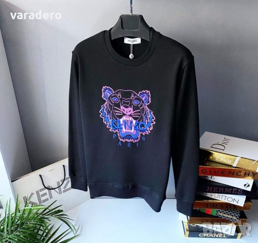 KENZO унисекс памук с бродерия , снимка 11 - Блузи с дълъг ръкав и пуловери - 34351604