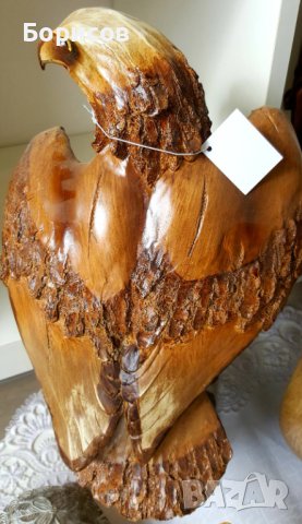 Статуетка Орел Фигура Птица 40см, снимка 4 - Декорация за дома - 42085883