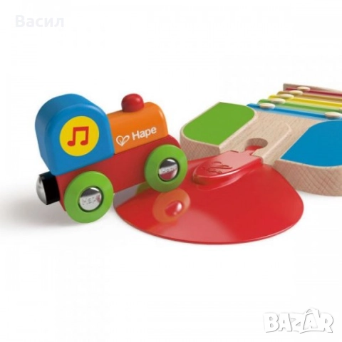Hape Влакче звуците на ксилофона, снимка 3 - Влакчета, самолети, хеликоптери - 52359537