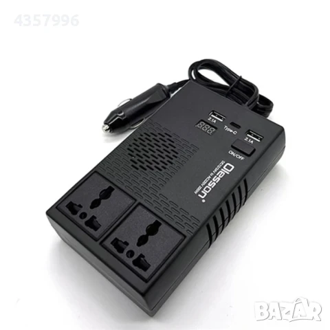 Преобразувател на напрежение от 12V/24V на 220V, 1664, 500W, снимка 3 - Аксесоари и консумативи - 50462966