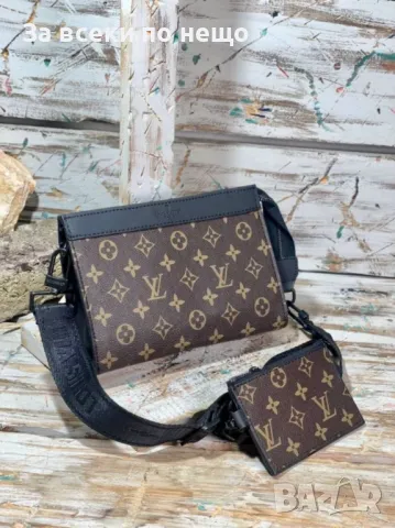 Мъжка чанта+портмоне Louis Vuitton Код R133, снимка 1 - Чанти - 47626492