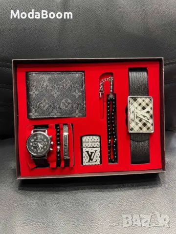 Louis Vuitton мъжки подаръчни комплекти , снимка 3 - Колани - 48353989