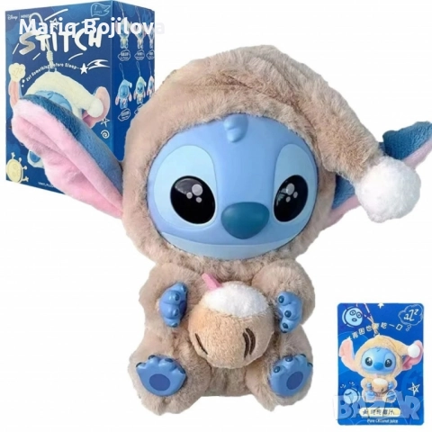 Сладка изненада с Miniso Stitch в пижама – колекционерска фигурка 15 см, снимка 5 - Колекции - 51020598