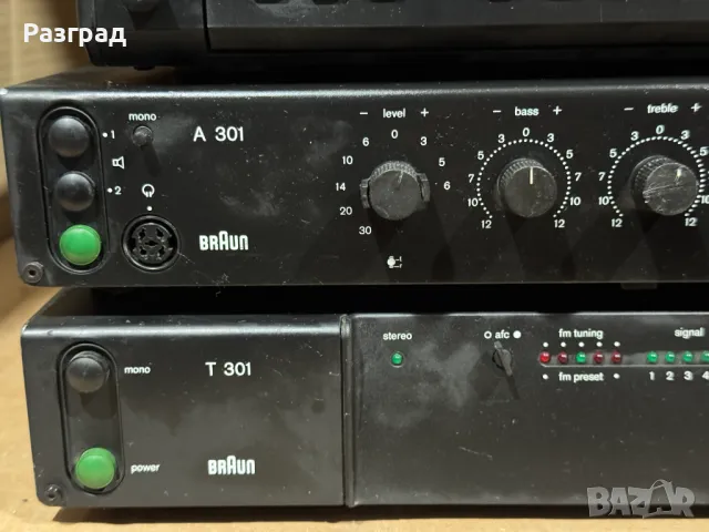 Комплект BRAUN T301,BRAUN A301,BRAUN C1, снимка 2 - Ресийвъри, усилватели, смесителни пултове - 50253641