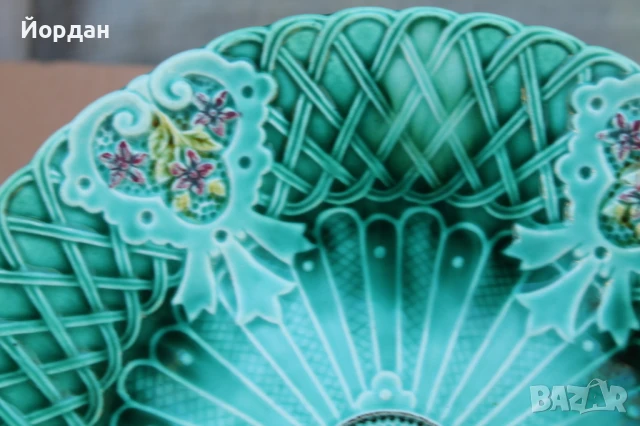 Стара порцеланова фруктиера, снимка 6 - Колекции - 51031393