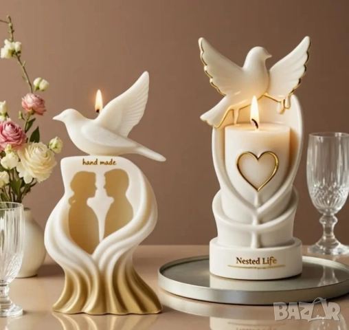 Комплект 2 броя молдове за сватба , снимка 3 - Форми - 51500543