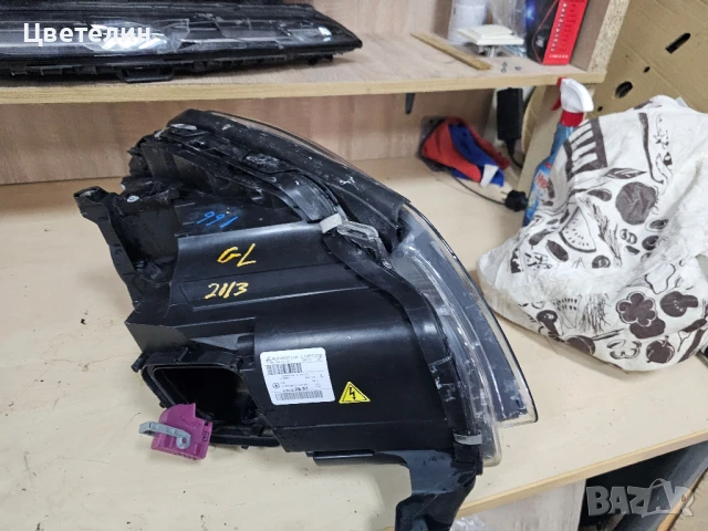 Ляв фар Mercedes GL W166 USA lqv far мерцедес ГЛ 166, снимка 5 - Части - 51241928