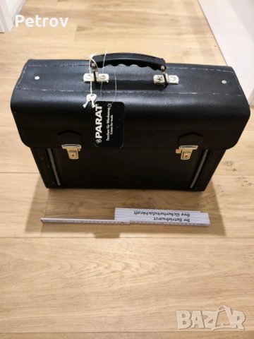 PARAT Made in Germany - ЧИСТО НОВ PROFI Куфар/Чанта за Инструменти от дебела естественна телешкакожа, снимка 2 - Клещи - 38883822