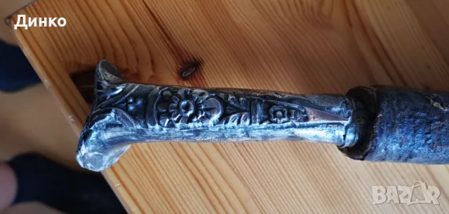 Османски ятаган  19век., снимка 3 - Антикварни и старинни предмети - 50337161