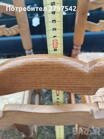 Дървени бар столове С21, снимка 4 - Столове - 49344881