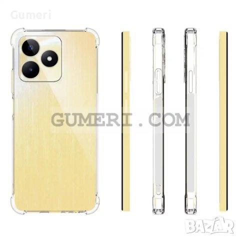  Realme C53 4G Силиконов Прозрачен Гръб Със Защита За Камерата, снимка 5 - Калъфи, кейсове - 41903657