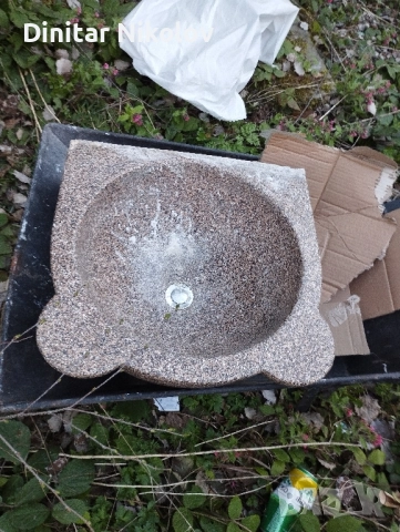 Гранитна мивка за градина 