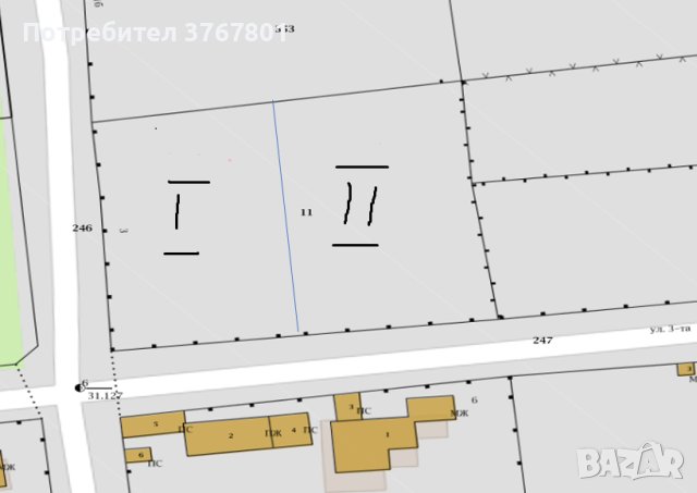 два съседни парцела в регулация - с.Тюленово, снимка 3 - Парцели - 41310607