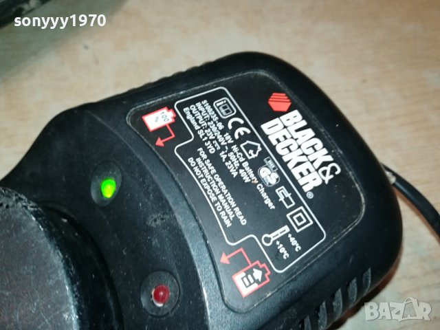 BLACK DECKER-CHARGER & BATTERY PACK 0907230826, снимка 6 - Винтоверти - 41492838