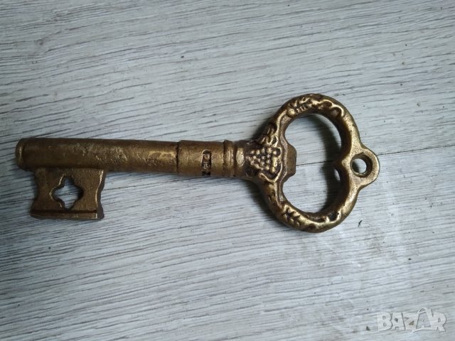 бронзов ключ за декорация, снимка 2 - Други ценни предмети - 40133459