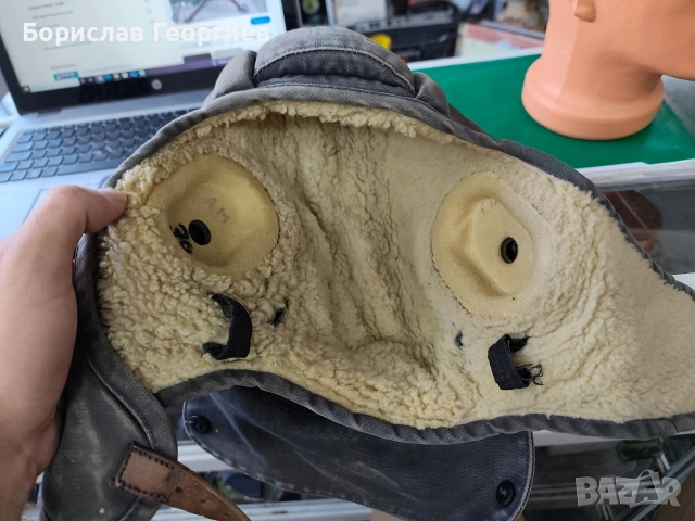 Стара руска каска за танкист, снимка 5 - Антикварни и старинни предмети - 52928309