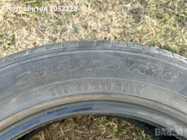 235/55/18 PIRELLI, снимка 4 - Гуми и джанти - 49039214