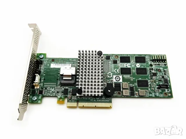 LSI L32512186C PCI-e Raid Controller 6GBps + 4x SATA кабел, снимка 1 - Кабели и адаптери - 47827787