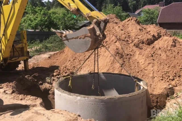 септична яма ИЗГРАЖДАНЕ и цялостно инсталиране на мръсния канал.. ПРОИЗВЕЖДАМЕ бетонни пръстени, снимка 2 - Други - 51401400