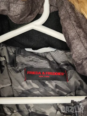 Frieda  & Freddies зимно яке с пух,качулка с пух от миеща мечка , снимка 18 - Якета - 48262194