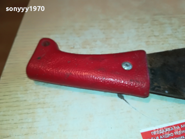 кукри-крив нож-38см-сатър с печат лого от германия 2303221010, снимка 6 - Антикварни и старинни предмети - 36202691