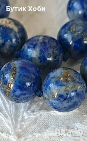 Ретро гердан от естествен лапис лазули , снимка 4 - Антикварни и старинни предмети - 50132874