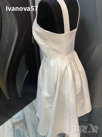 Елегантна Бяла рокля, снимка 3 - Рокли - 38652352