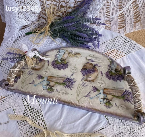 Поднос-Лавандула!, снимка 5 - Декорация за дома - 51044399