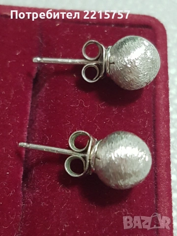 Сребърни обеци., снимка 9 - Обеци - 52460280
