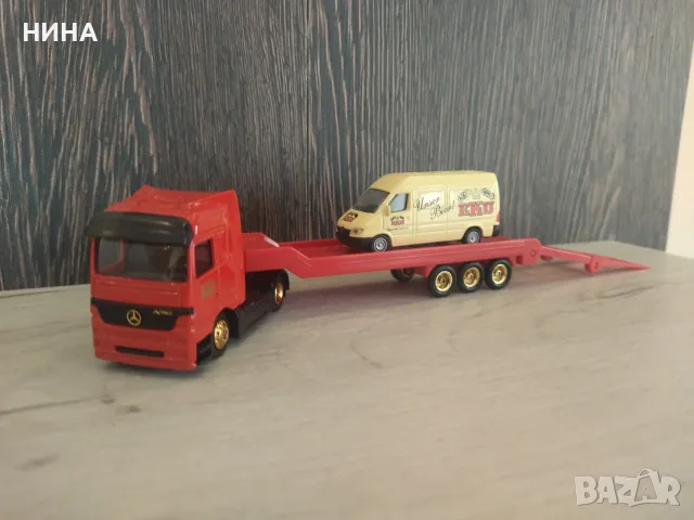 Метален камион Mercedes + Метална количка Mercedes Sprinter !, снимка 2 - Колекции - 55921607