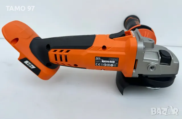 Нов комплетк от ъглошлайф AEG BEWS 18-125X и винтоверт AEG BSB18C2, снимка 5 - Винтоверти - 50232216