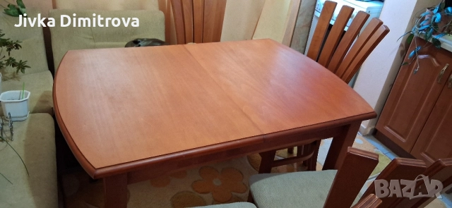 Трапезно маса с четири стола.Може и коментар на цената. , снимка 2 - Маси - 51940551