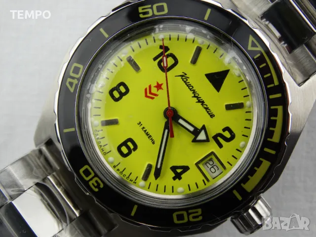 ВОСТОК КОМАНДИРСКИЕ АВТОМАТИЧЕН  ref: 650855, снимка 13 - Мъжки - 42175799