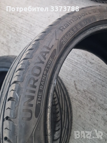 Продавам летни гуми 18ки Uniroyal Rainsport 5, снимка 2 - Гуми и джанти - 53777709