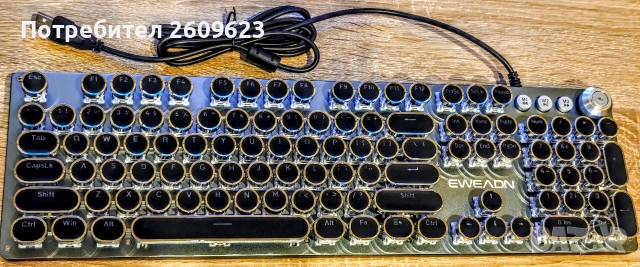 Механична клавиатурата с ARGB подсветка, снимка 2 - Клавиатури и мишки - 53541149