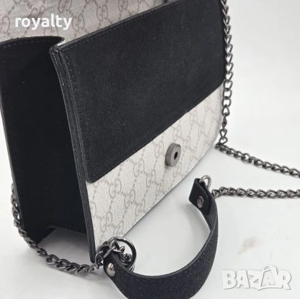 Guess Бяла Елегантна Кожена Дамска Чанта , снимка 3 - Чанти - 52282045