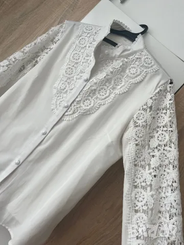Риза с дантела Heidi, снимка 2 - Ризи - 48959562
