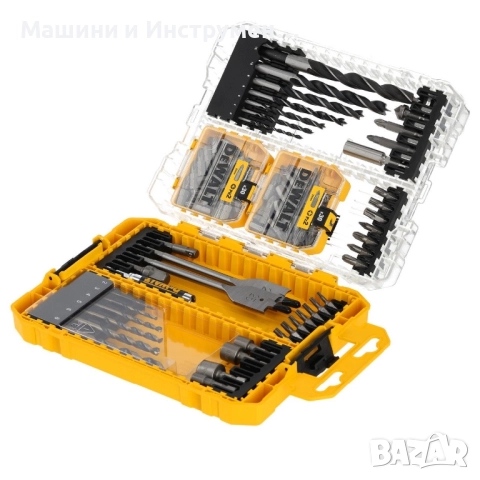 Комплект битове и свредла DeWALT DT70784 100 части 📌📌ЦЕНА - 62лв  Комплект битове и свредла Dewalt, снимка 4 - Други инструменти - 52379758